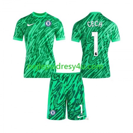 Fotbalový Dres Chelsea CECH 1 Brankářské Dětské Alternativní 2024/25